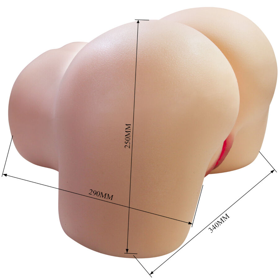 CRAZY BULL - Julia Realistisk kvinnelig rumpe Vagina & anus 11 kg