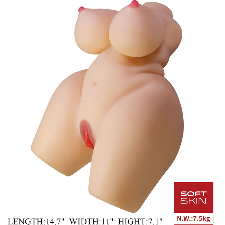 CRAZY BULL - Grace Realistisk torso-masturbator 7,5 kg