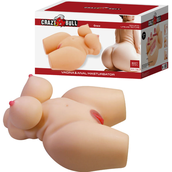 CRAZY BULL - Grace Realistisk torso-masturbator 7,5 kg