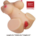 CRAZY BULL - Emma Realistisk kvinnelig torso Vagina & anus 4,8 kg