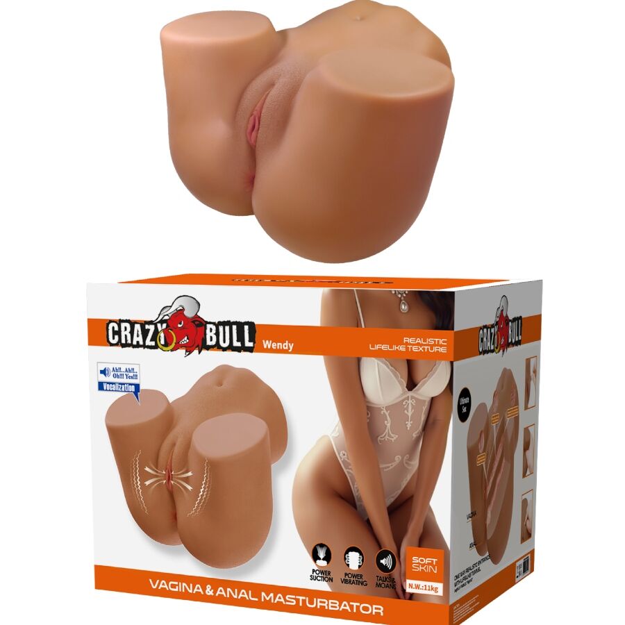 CRAZY BULL - Wendy Realistisk rumpe-torso 11 kg