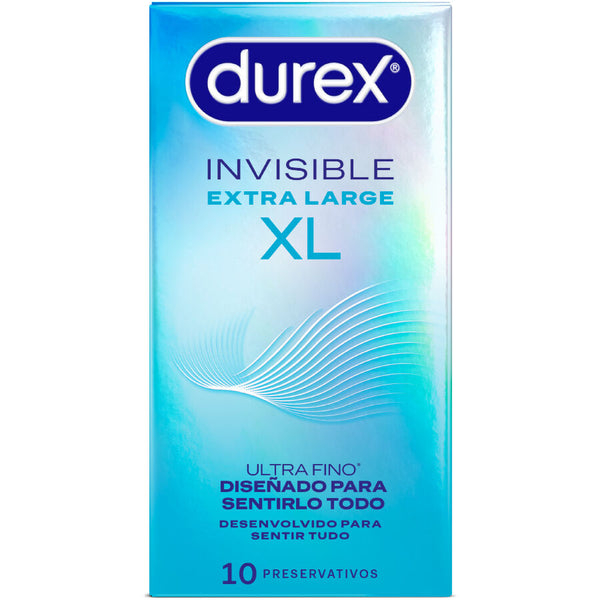 DUREX - Invisible Ultratynne kondomer XL 10-pakning