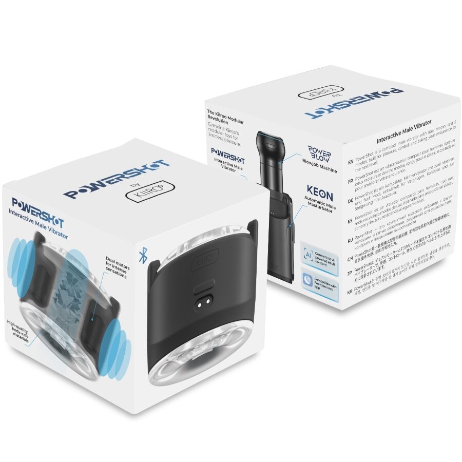 KIIROO - PowerShot Vibrerende masturbator til menn
