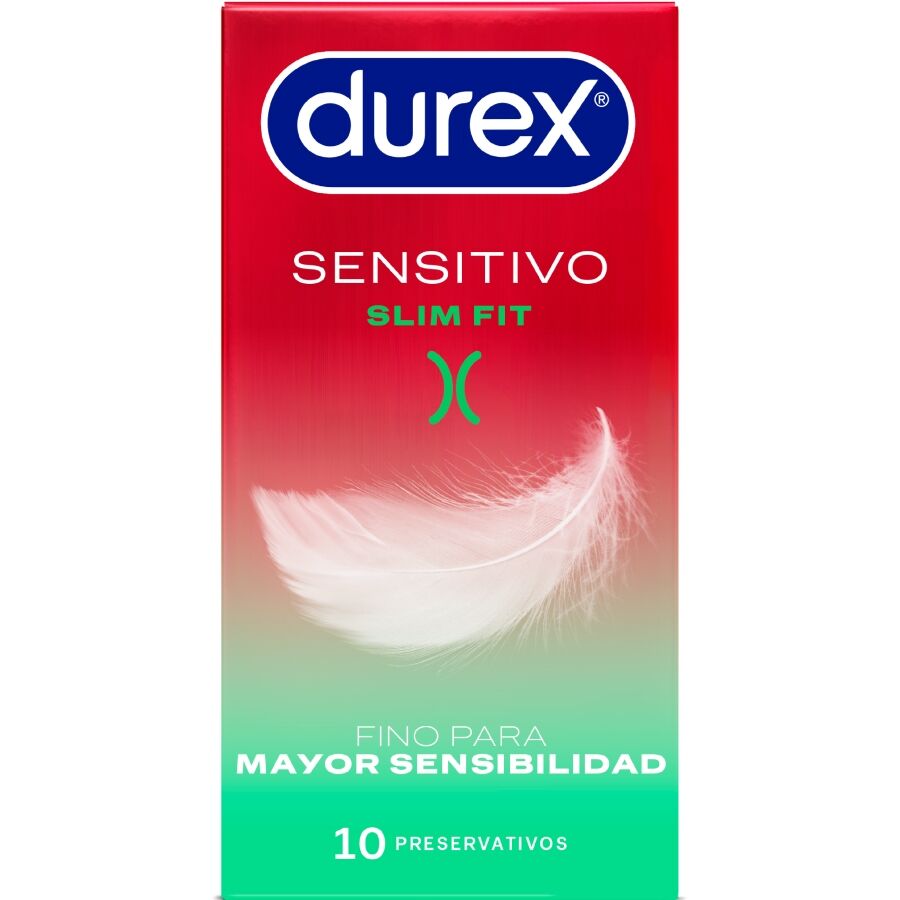 DUREX - Sensitivo Slim Fit Tynne kondomer 10-pakning
