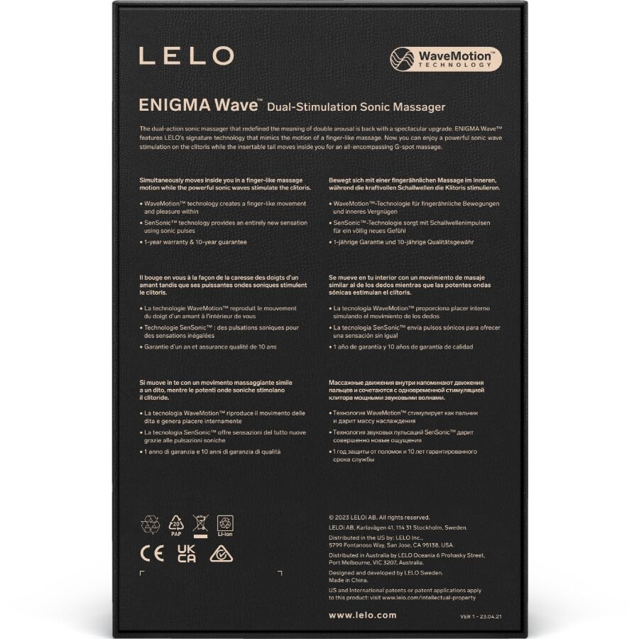 LELO - Enigma Wave Trippel Vibrator