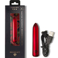 ROCKS-OFF - Oppladbar vibrerende kule Poppy Red