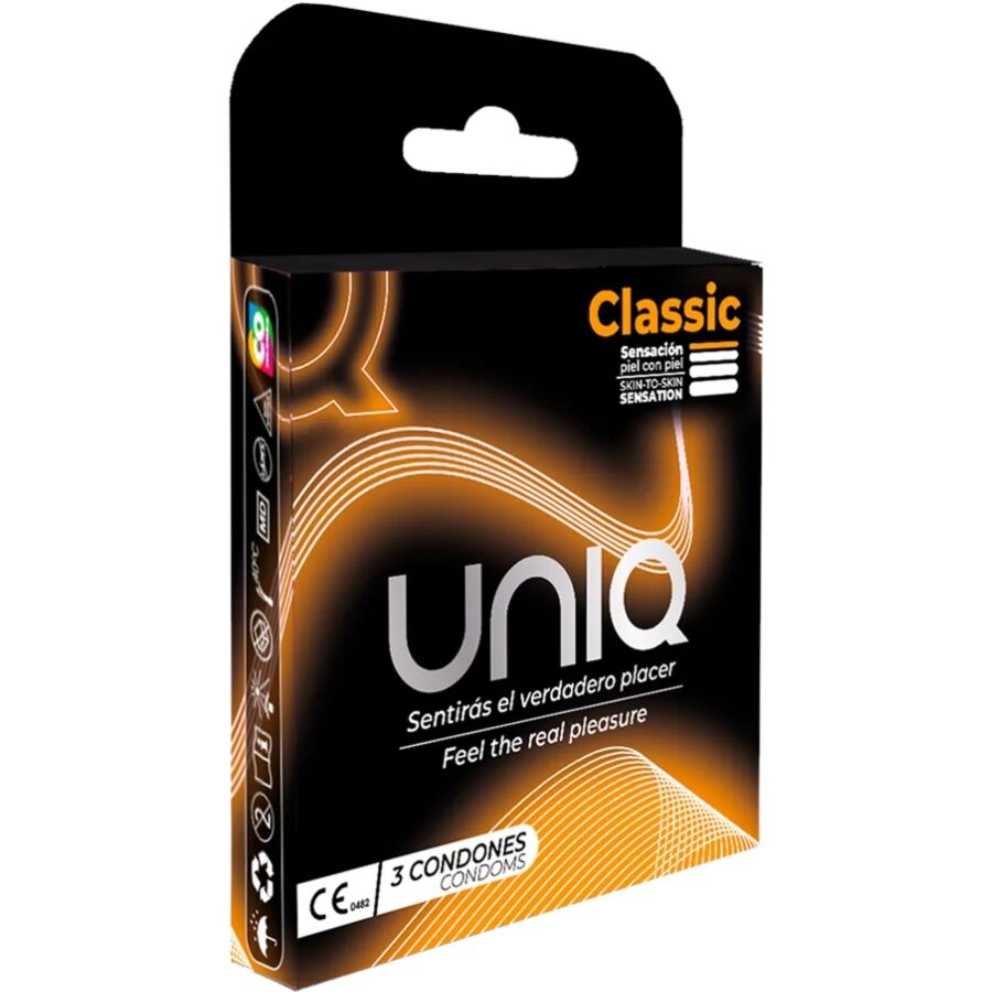 UNIQ - Classic Latex Free Lateksfrie Kondomer 3 stk