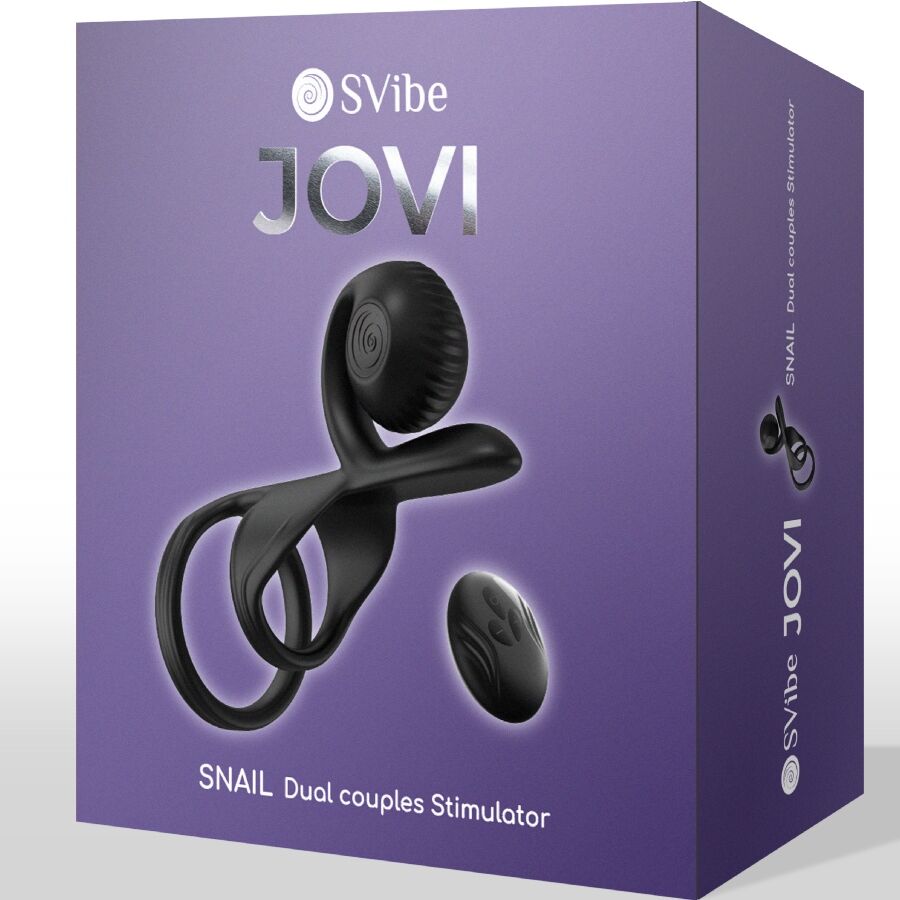 SNAIL VIBE - Vibrerende Penisring Sort