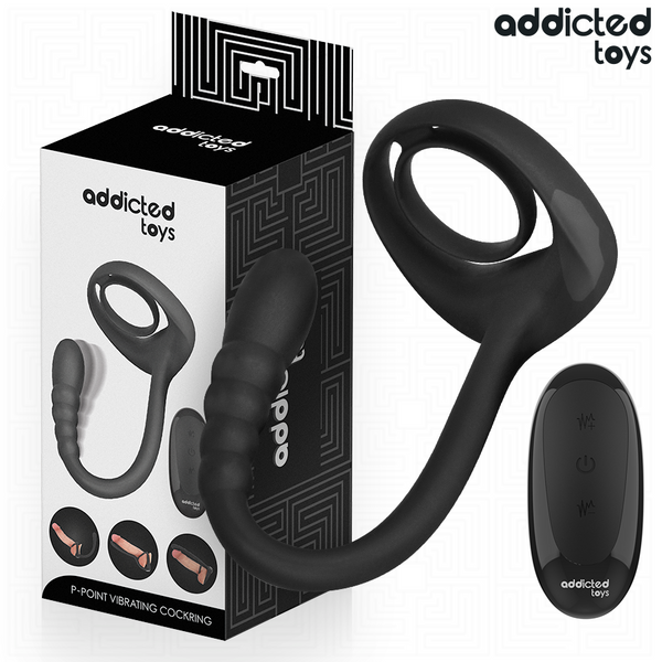 ADDICTED TOYS - Penisring med Analplugg