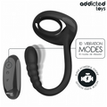 ADDICTED TOYS - Penisring med Analplugg