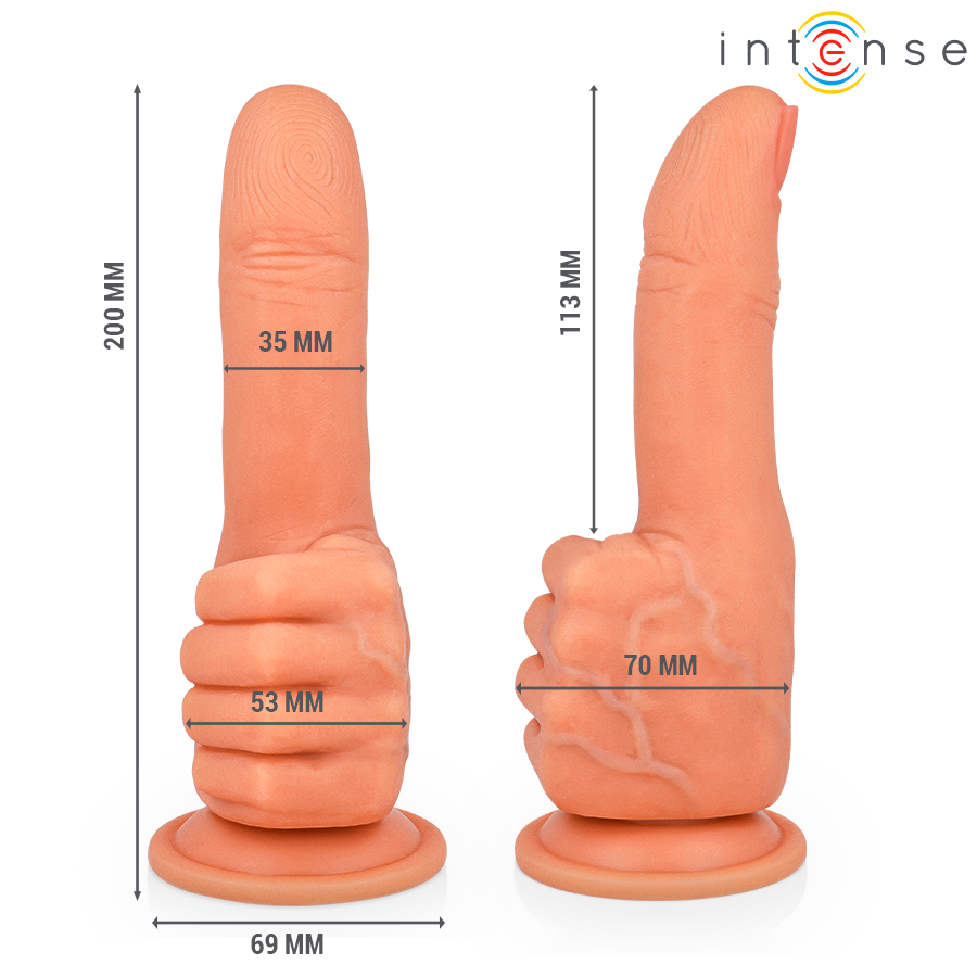 INTENSE - Bender G-punktstimulator Fleksibel Hånd 11,3 cm