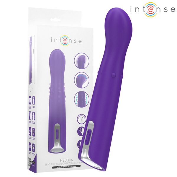 INTENSE - Helena Up & Down vibrator med kuler 13,5 cm