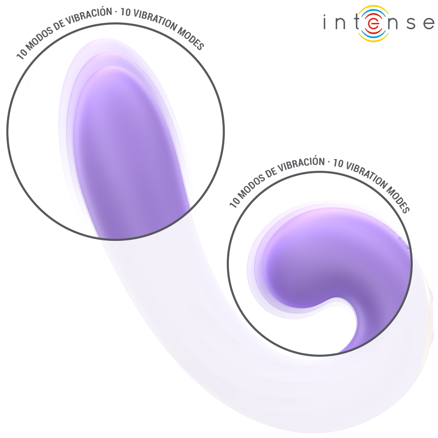 INTENSE - Meryl Klitorisstimulator med Dobbel Vibrasjon