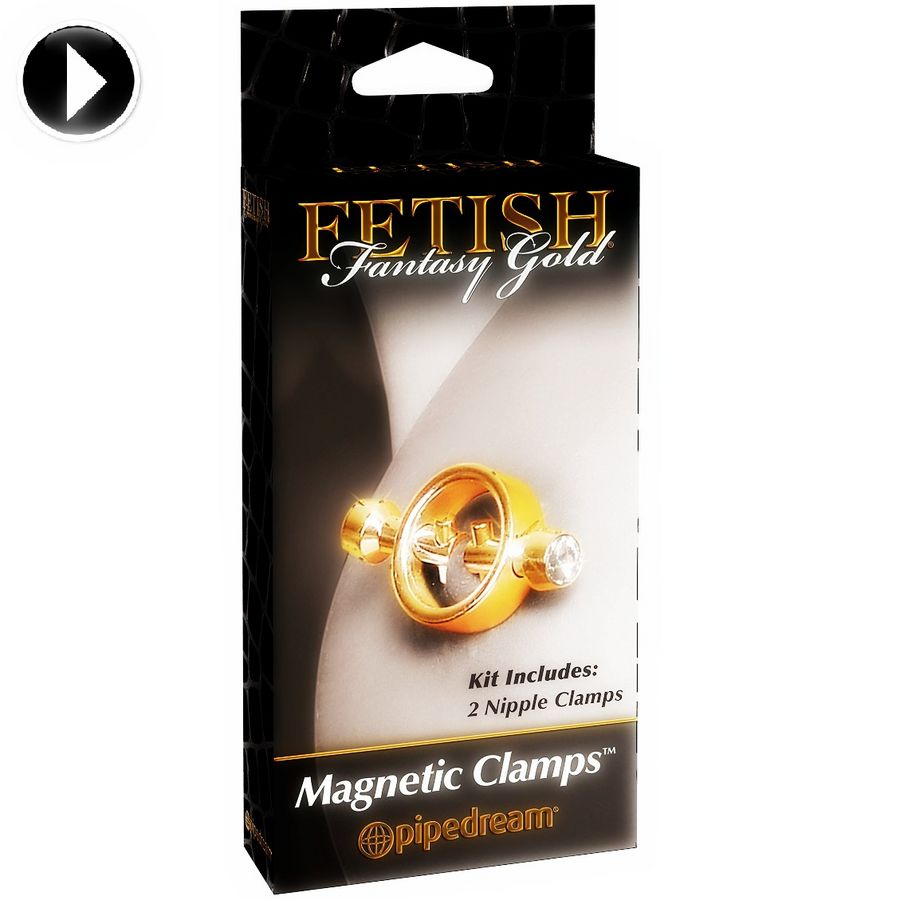 FETISH FANTASY GOLD - Magnetiske Brystvorteklemmer