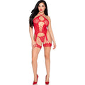LEG AVENUE - Blonde-body med hofteholder & string