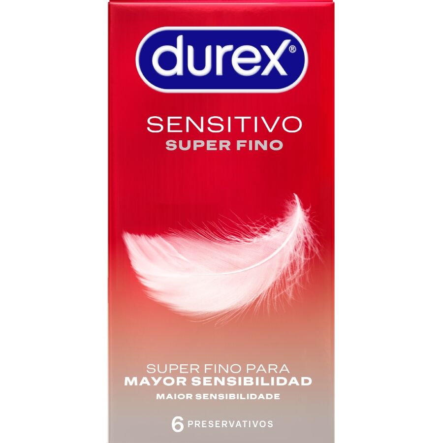 DUREX - Super Thin Sensitive Tynne Kondomer 6 stk