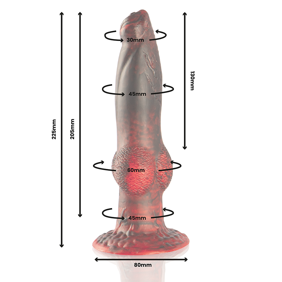 EPIC - Prometheus Vibrerende dildo med fjernkontroll