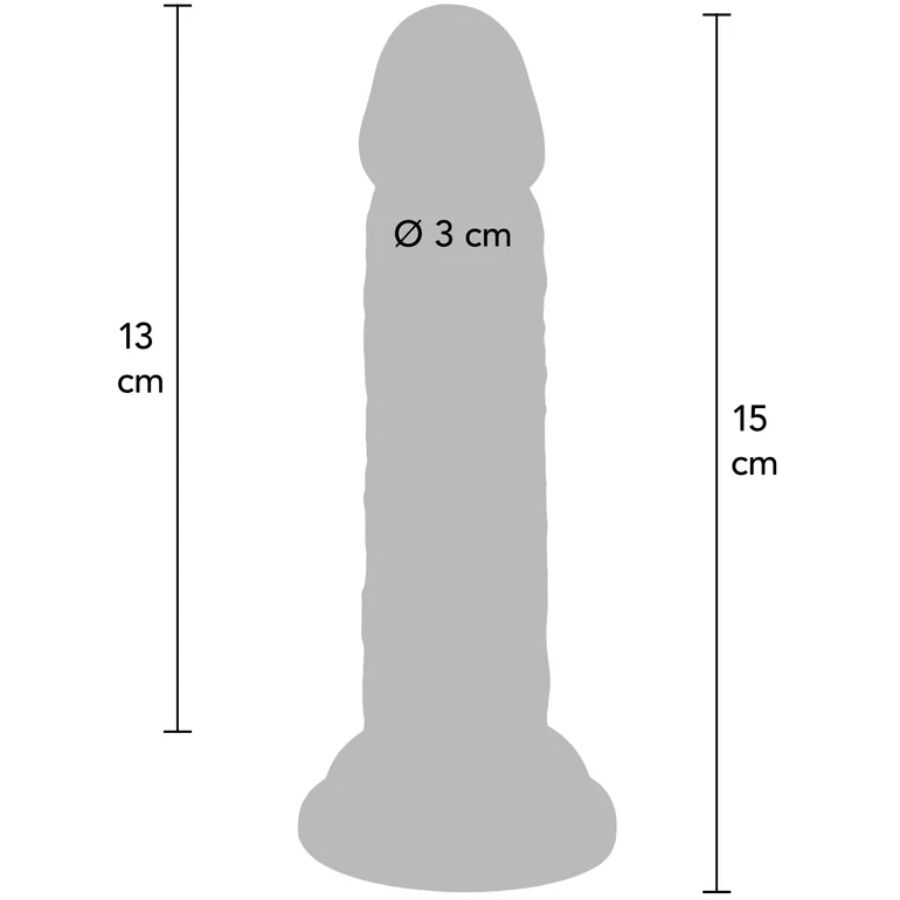 GET REAL - Deluxe Realistisk Dildo 15 cm
