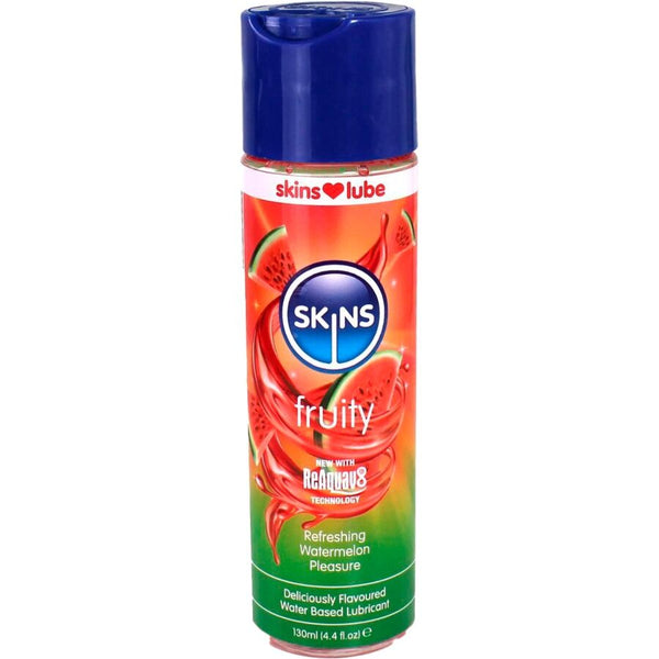 SKINS - Fruktig vannbasert glidemiddel Vannmelon 130 ml