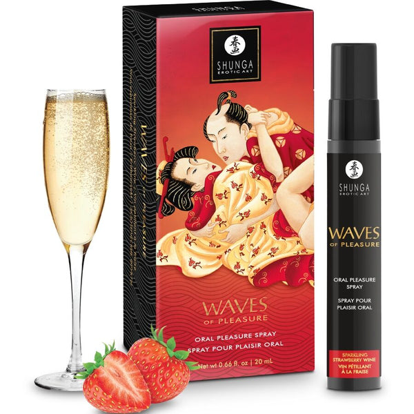SHUNGA - Oralsex-spray Jordbær 20 ml