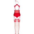 LIVCO CORSETTI FASHION - Limpid Snowflakes Body, Strømper og Julehårbånd