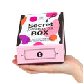 SECRET PLAY - Pleasures Box for Par: Terninger + Vibrerende Egg + Fjærpisk