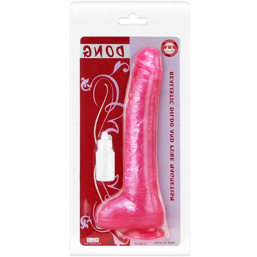 BAILE - Realistisk vibrator Rosa med sugekopp