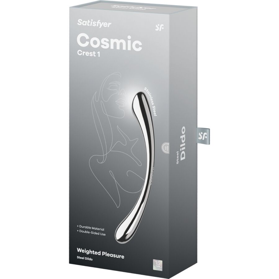 SATISFYER - Cosmic Crest 1 Dobbel Ståldildo