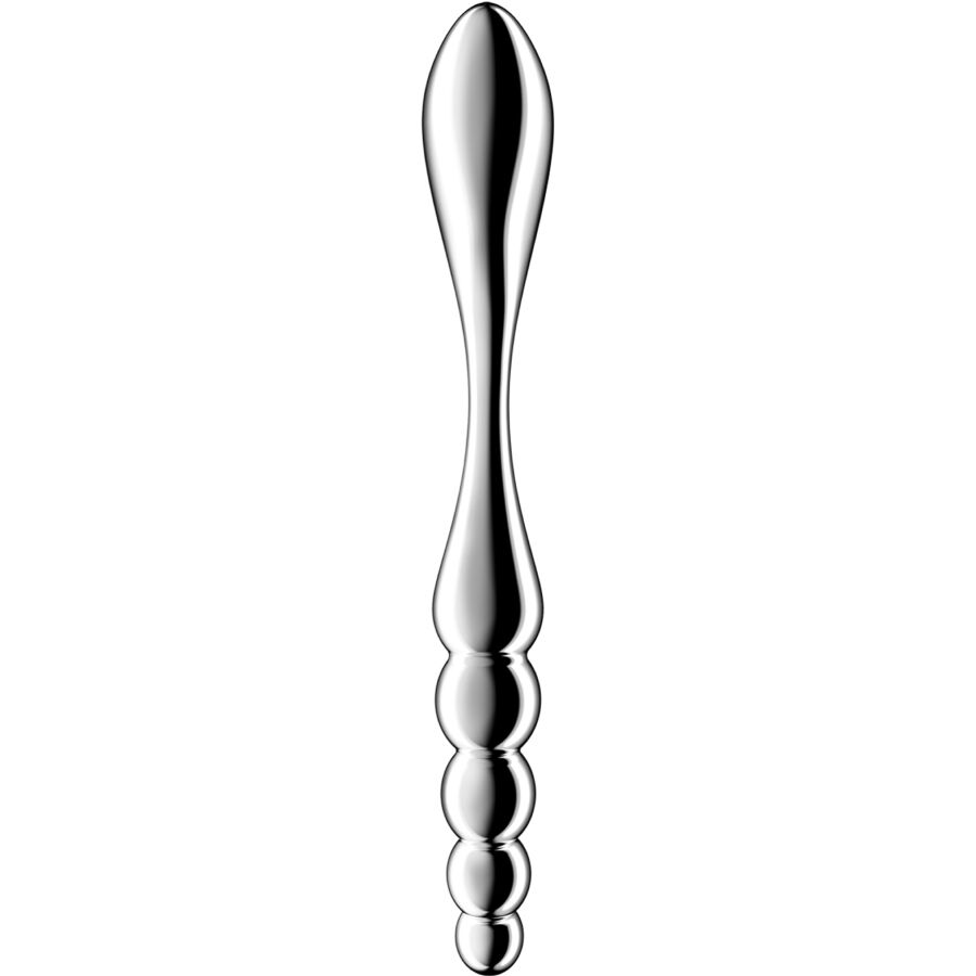 SATISFYER - Star Force 1 Dobbeltendet dildo i stål
