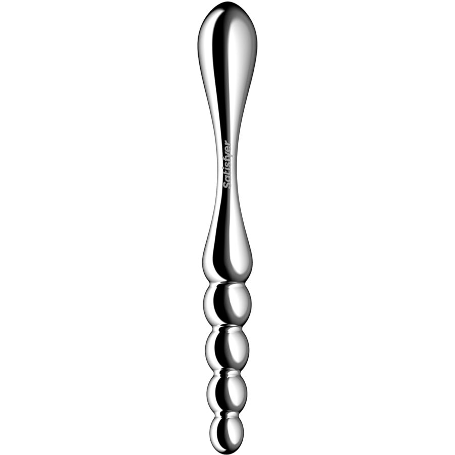 SATISFYER - Star Force 1 Dobbeltendet dildo i stål