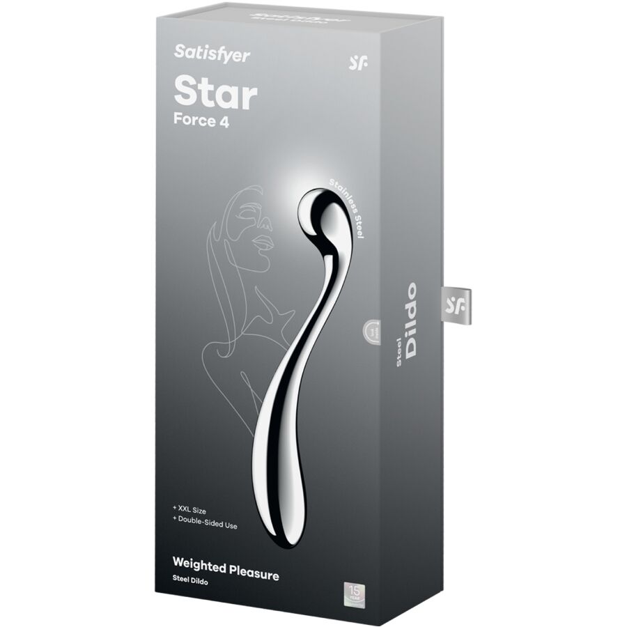 SATISFYER - Star Force 4 Dobbel Ståldildo