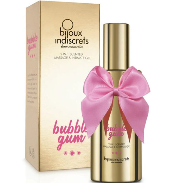 BIJOUX - Bubble Gum 2-i-1 Duftende Massasje- og Intimgel 100 ml