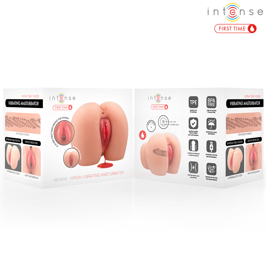 INTENSE FIRST TIME - Ariana Virgin Vagina-masturbator
