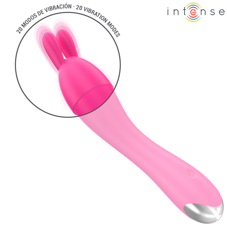 INTENSE - Cher Vibrator med 20 mønstre og utskiftbare hoder