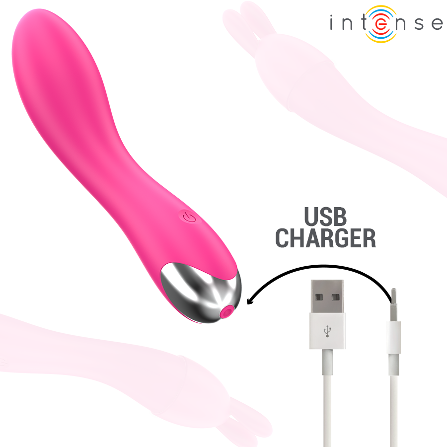INTENSE - Cher Vibrator med 20 mønstre og utskiftbare hoder