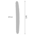 GET REAL - Dobbeldildo Silikon med Forhud Karamell 40 cm