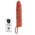 GET REAL - Hydrated Penisforlenger med Vibrasjon Hudfarge 20 cm