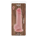 GET REAL - Deluxe Realistisk Dildo med Baller Ekstra Tykk 34,5 cm