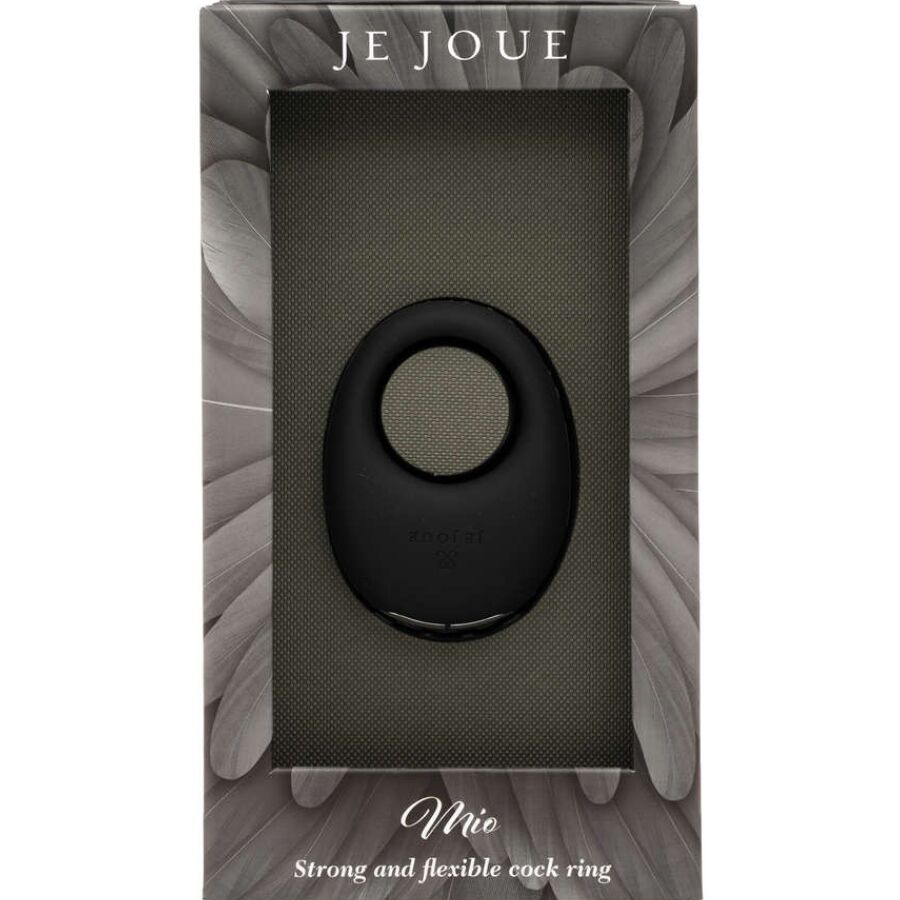 JE JOUE - Fleksibel Penisring Sort