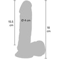 GET REAL - Realistisk Dildovibrator med Pung 18 cm