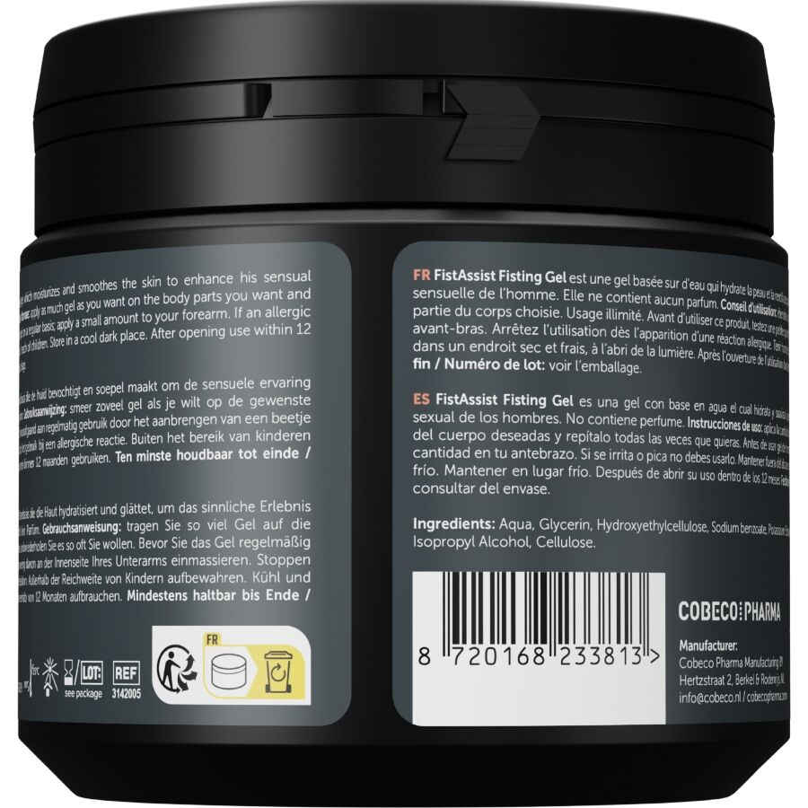 COBECO - Fist Assist Fisting-gel Ekstra tykk Vannbasert 500 ml