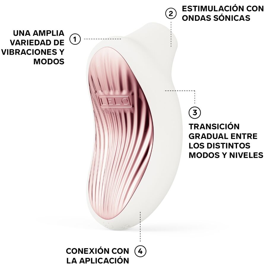LELO - Sona 3 Sonisk Klitorisstimulator Krem