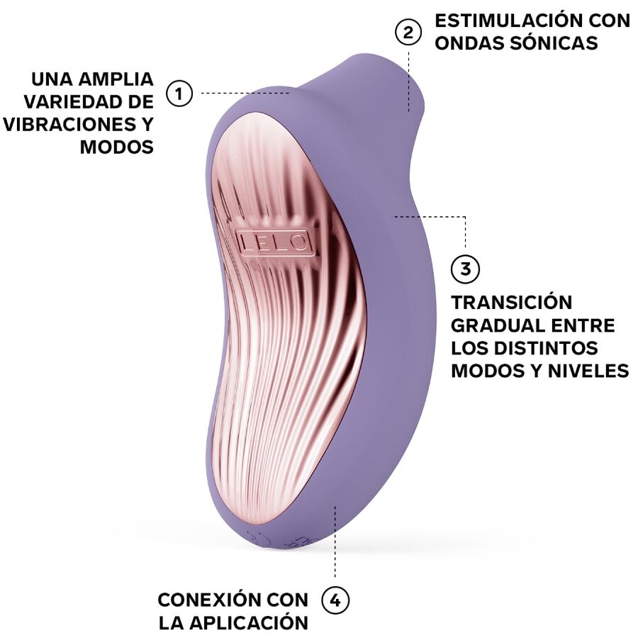 LELO - Sona 3 Sonisk Klitorisstimulator Skumringslilla