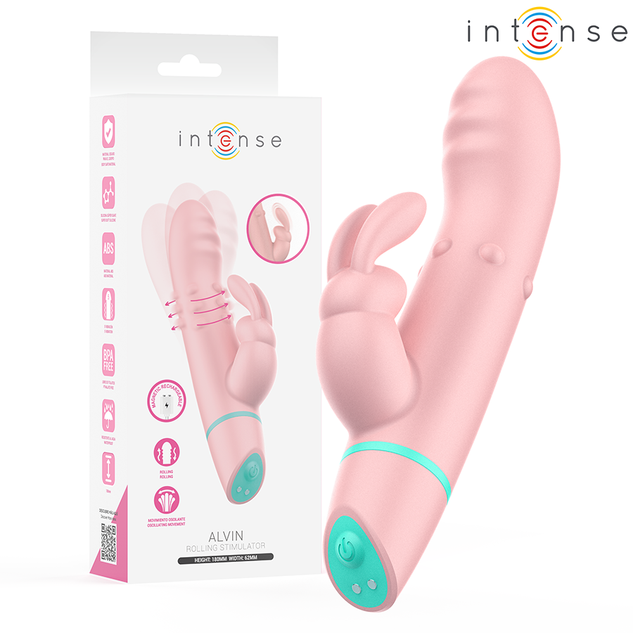 INTENSE - Alvin Rabbitvibrator med Rotering og Oscillering