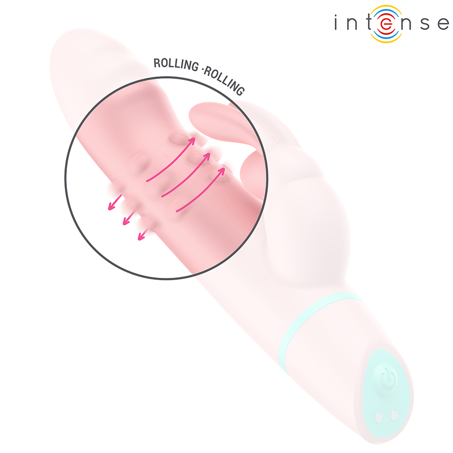 INTENSE - Alvin Rabbitvibrator med Rotering og Oscillering