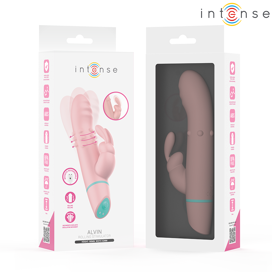 INTENSE - Alvin Rabbitvibrator med Rotering og Oscillering