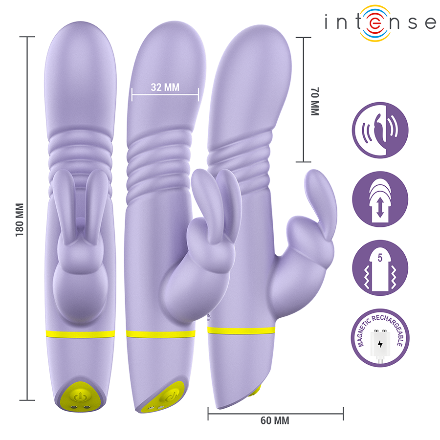 INTENSE - Helen Rabbitvibrator med Støtefunksjon