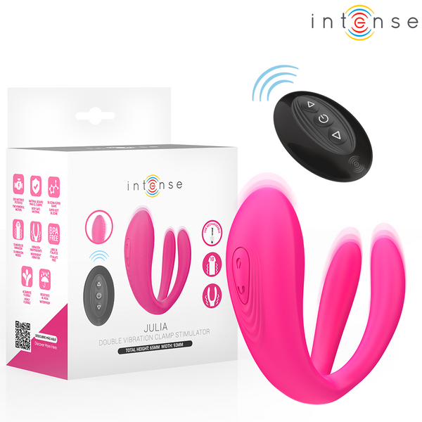 INTENSE - Julia Dobbeltvibrator med fjernkontroll