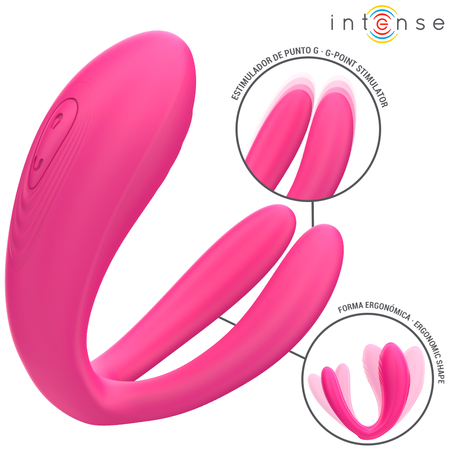INTENSE - Julia Dobbeltvibrator med fjernkontroll