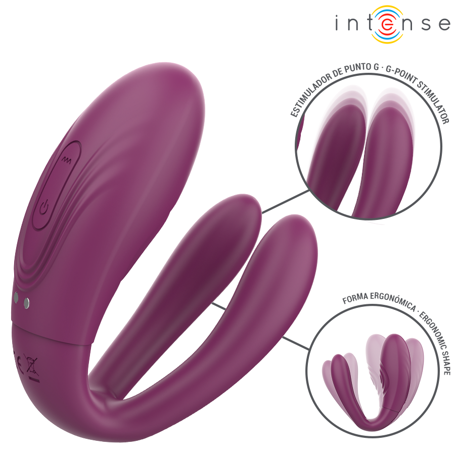 INTENSE - Sandra Vibrator med tapping og fjernkontroll